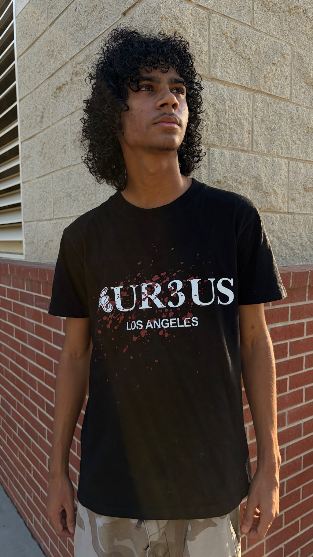 AUR3US “BLOODY LA” GRAPHIC TEE