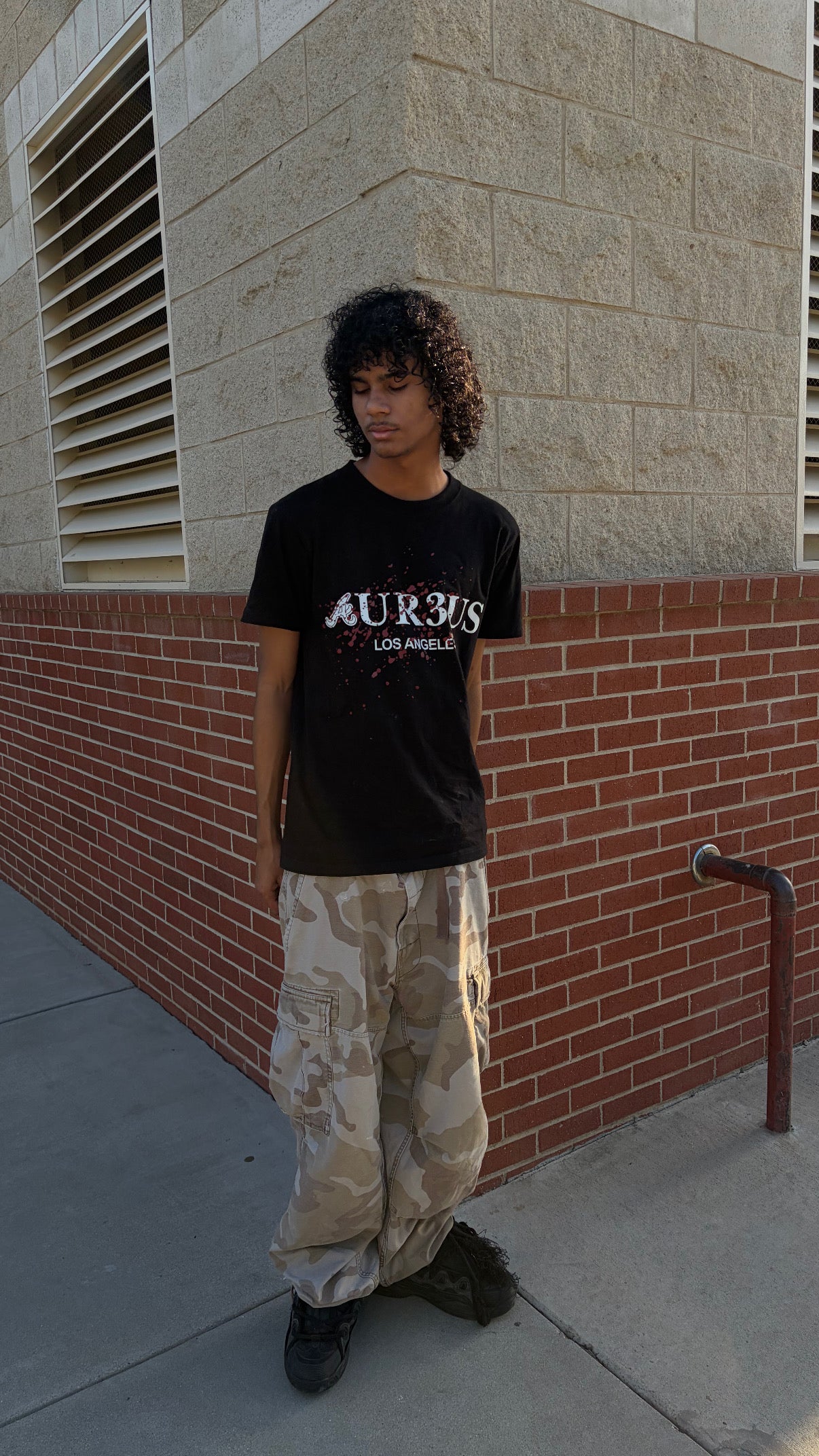 AUR3US “BLOODY LA” GRAPHIC TEE